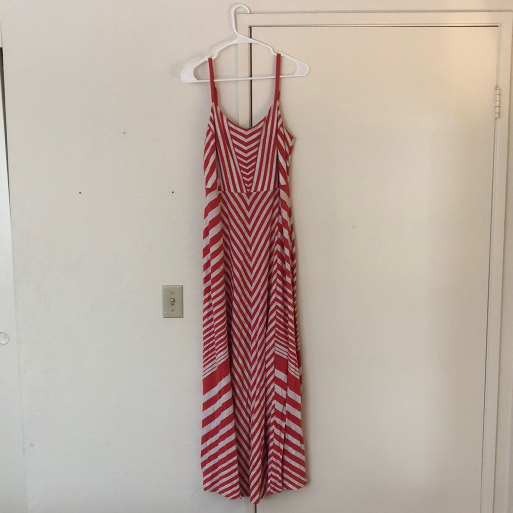 Striped maxi dress